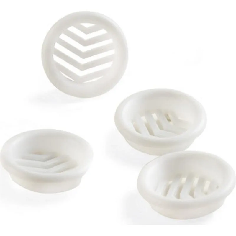 Compra KIT 4 REJILLAS EMPOTRAR D-4CM ABS BLANCO FEPRE 040914 al mejor precio