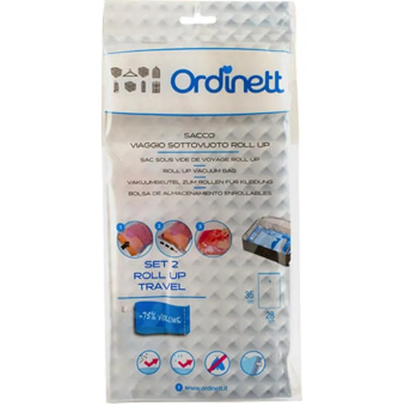Compra BOLSA VACIO ROLL UP 28 X 35 CM 2 UDS ORDINETT 7490335 al mejor precio