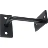Compra SOPORTE PASAMANOS ATORNILLAR NEGRO 67MM PLACA RECTANGULAR IMEX EL ZORRO 73210 al mejor precio