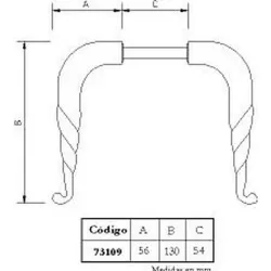 Compra MANILLA RIZADA NEGRO 130X56CM IMEX EL ZORRO 73109 al mejor precio