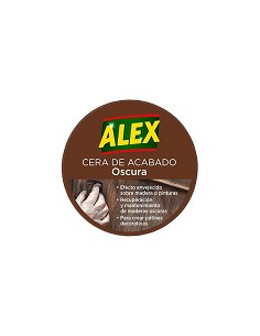 Compra Cera solida madera oscura lata 250 ml ALEX 181163 al mejor precio