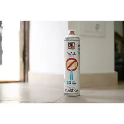 Compra PINTURA PLASTICA SPRAY WALL PAINT MATE 600 ML BLANCO PINTYPLUS 675 al mejor precio