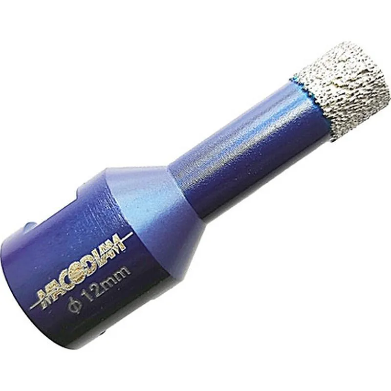 Compra BROCA DIAMANTADA PORCELANICO PERFORACION EN SECO diametro 12 M-14 MACODIAM MA14P/12 al mejor precio