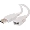 Compra CABLE USB A/ USB A MACHO/HEMBRA 0,5M BLANCO AXIL AV0481C al mejor precio