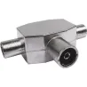 Compra DISTRIBUIDOR ANTENA COAXIAL 1 HEMBRA 2 MACHOS BLIN AXIL MP0606C al mejor precio