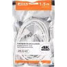 Compra CABLE ANTENA CONECTORES ACODADOS 1,5M BLANCO AXIL MP0701C al mejor precio