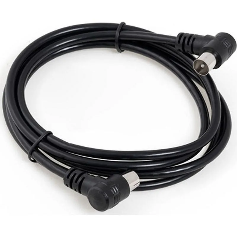 Compra CABLE ANTENA CONECTORES ACODADOS 1,5M NEGRO AXIL MP0702C al mejor precio