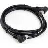 Compra CABLE ANTENA CONECTORES ACODADOS 1,5M NEGRO AXIL MP0702C al mejor precio