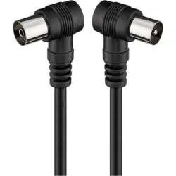 Compra CABLE ANTENA CONECTORES ACODADOS 1,5M NEGRO AXIL MP0702C al mejor precio