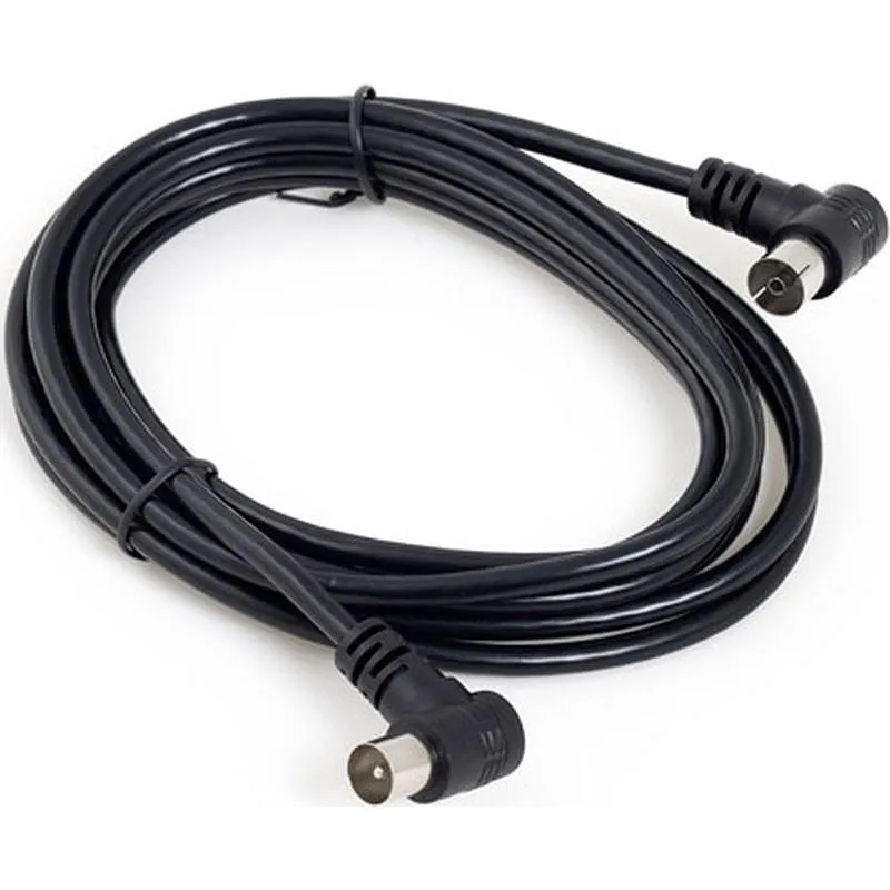 Compra CABLE ANTENA CONECTORES ACODADOS 2,5M NEGRO AXIL MP0704C al mejor precio