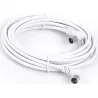 Compra CABLE ANTENA CONECTORES ACODADOS 5M BLANCO AXIL MP0705C al mejor precio