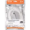 Compra CABLE ANTENA CONECTORES ACODADOS 5M BLANCO AXIL MP0705C al mejor precio