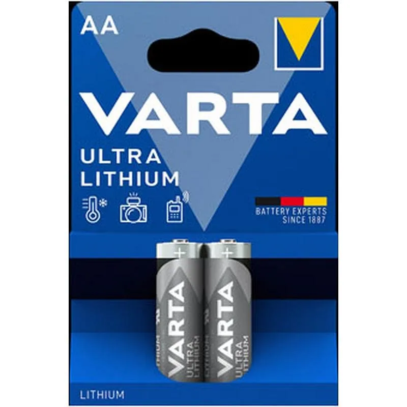 Compra PILA ULTRA LITIO AA 1,5V 2PZ VARTA 6106301402 al mejor precio