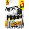 Compra PILA ALCALINA POWER LR6 AA PACK 4 +3+1 ENERGIZER E300159804 al mejor precio