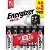 Compra PILA ALCALINA MAX LR6 AA PACK 4+2 ENERGIZER E303328502 al mejor precio