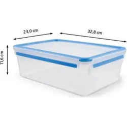 Compra CONTENEDOR HERMETICO RECTANGULAR 5,5 L EMSA 508547 al mejor precio