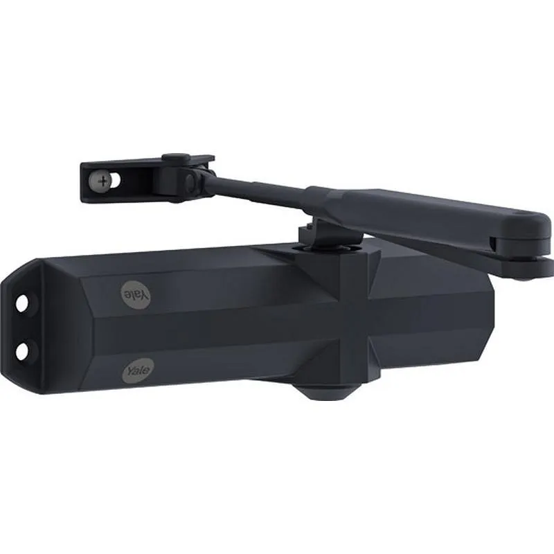 Compra CIERRAPUERTA 4500 BRAZO NORMAL FUERZA 2-4 NEGRO YALE 4500-0001-55 al mejor precio