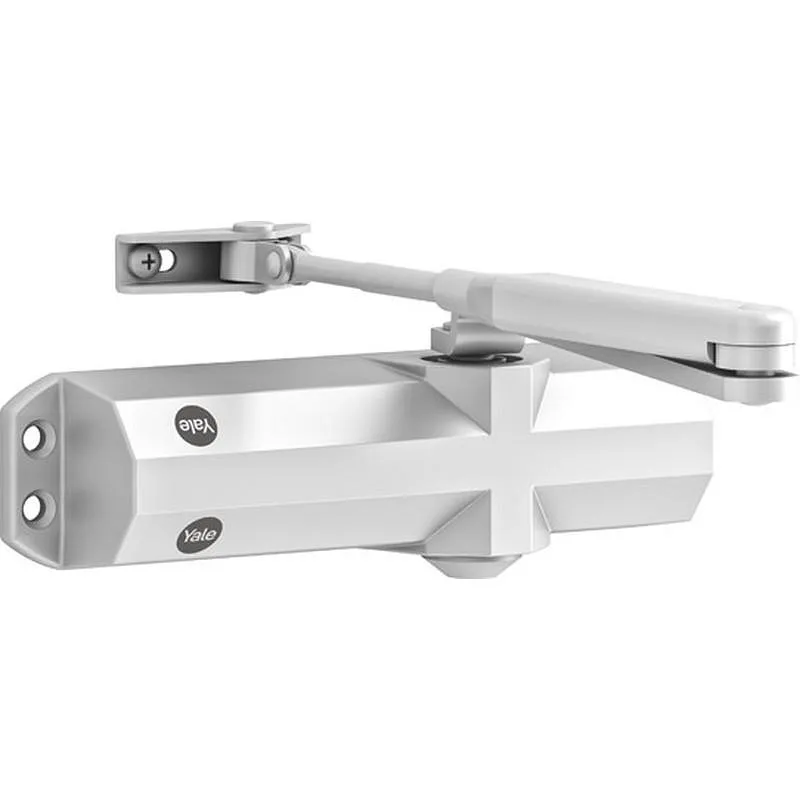 Compra CIERRAPUERTA 4500 BRAZO RETENEDOR FUERZA 2-4 BLANCO YALE 4500-0004-50 al mejor precio