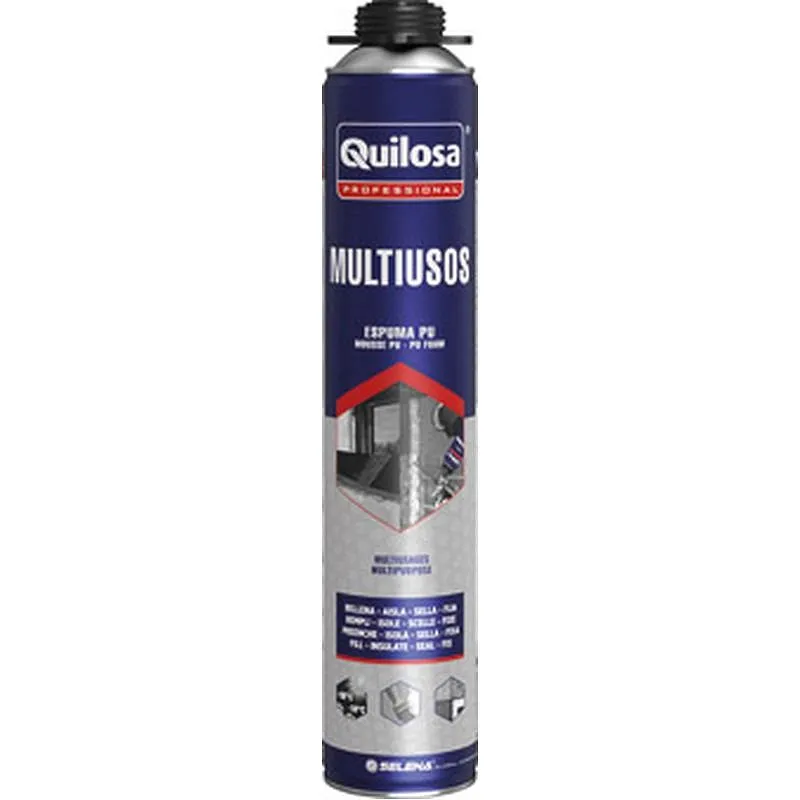 Compra ESPUMA POLIURETANO MULTIUSOS PISTOLA 700 ML QUILOSA 10051388 al mejor precio