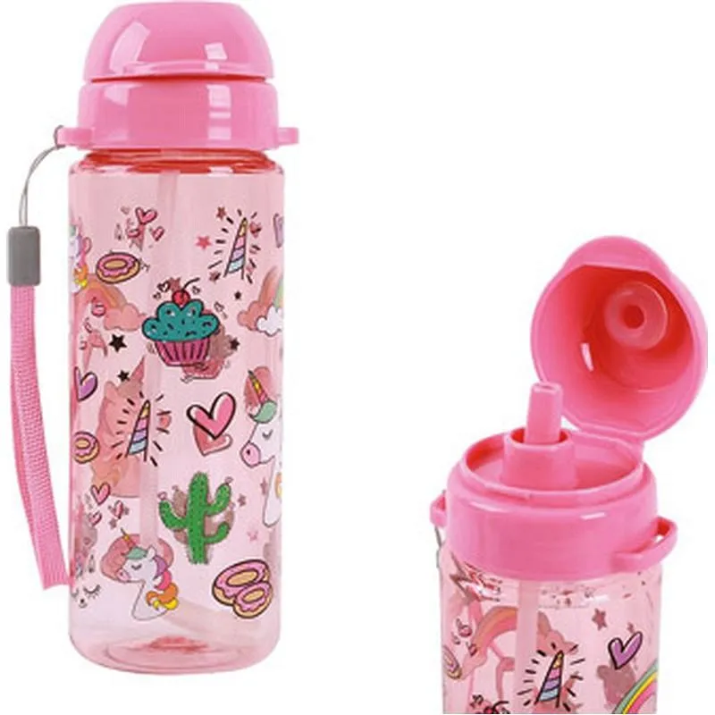 Compra BOTELLA INFANTIL TRITAN 7 X 7 X 19CM 400 ML- UNICORN ITOTAL ID2116 al mejor precio