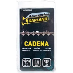 Compra CADENA MOTOSIERRA 45 ESLABONES 3/8´´ B.P.-0.050´´ GARLAND 7103805045 al mejor precio