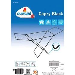 Compra TENDEDERO ALAS ACERO PINTADO CAPRY BLACK 18 METROS CUNCIAL 0301065 al mejor precio