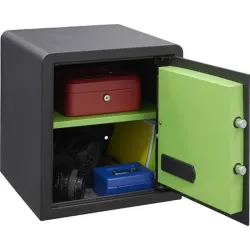 Compra CAJA FUERTE SEGURIDAD KURO SOBREPONER ELECTRONICA + LLAVE ARREGUI 380 X 350 X 360 MM GRAFITO ARREGUI 630060 al mejor precio