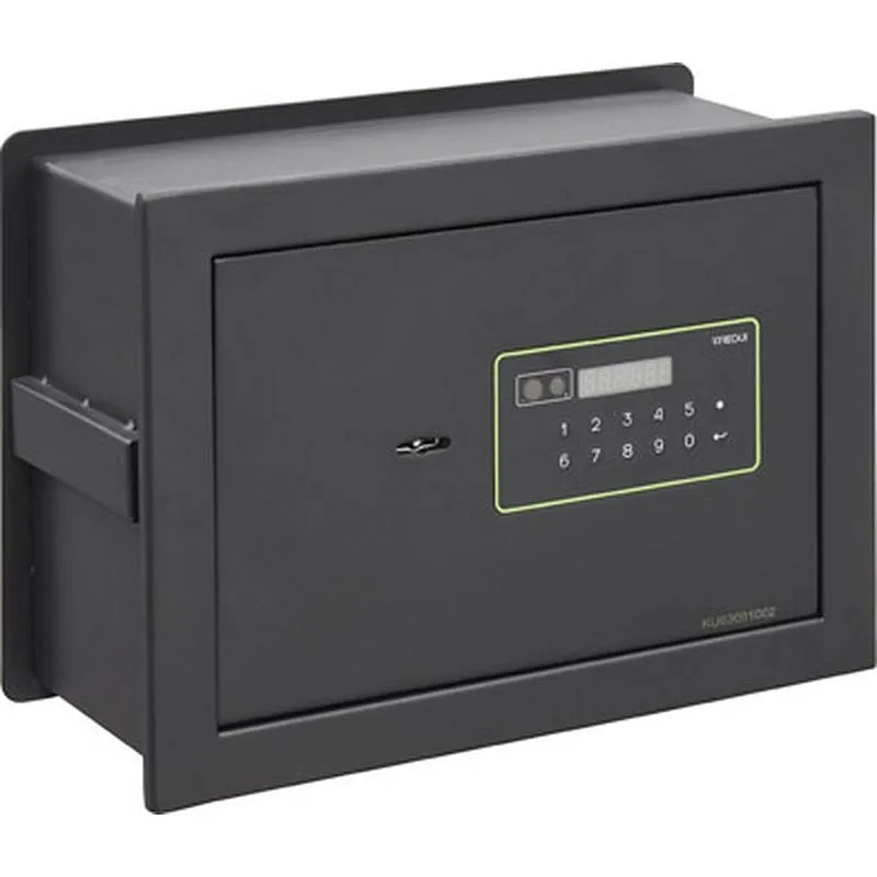 Compra CAJA FUERTE SEGURIDAD KURO EMPOTRAR ELECTRONICA + LLAVE ARREGUI 260 X 360 X 150/250 MM GRAFITO ARREGUI 631020 al mejor precio