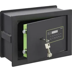 Compra CAJA FUERTE SEGURIDAD KURO EMPOTRAR ELECTRONICA + LLAVE ARREGUI 260 X 360 X 150/250 MM GRAFITO ARREGUI 631020 al mejor precio