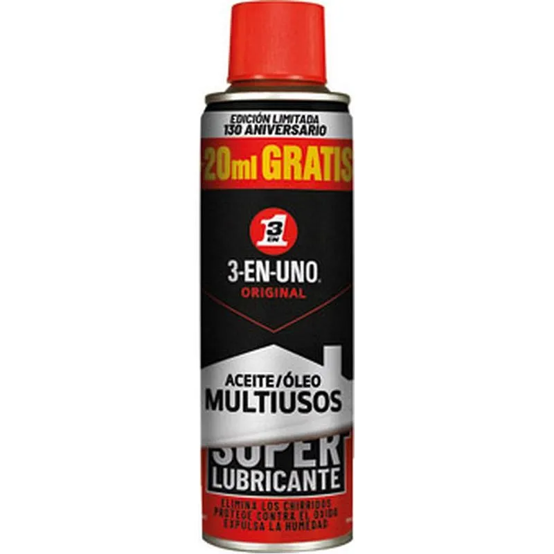 Compra ACEITE LUBRICANTE MULTIUSOS 200 + 20 ML 3 EN 1 34666/166 al mejor precio