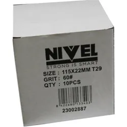 Compra DISCO LAMINAS ZIRCONIO diametro115X1X22,23MM GRANO 60 NIVEL 11560I al mejor precio