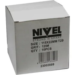 Compra DISCO LAMINAS ZIRCONIO diametro115X1X22,23MM GRANO 120 NIVEL 115120I al mejor precio