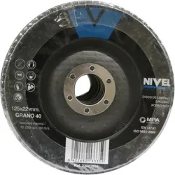 Compra DISCO LAMINAS ZIRCONIO diametro125X1X22,3MM GRANO 40 NIVEL 12540I al mejor precio