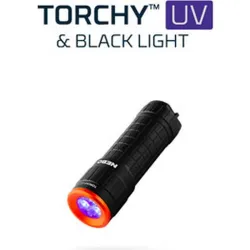 Compra LINTERNA LED 250LM TORCHY UV LUZ ULTRAVIOLETA 2 MODOS DE LUZ NEBO NEB-FLT-1061-G al mejor precio