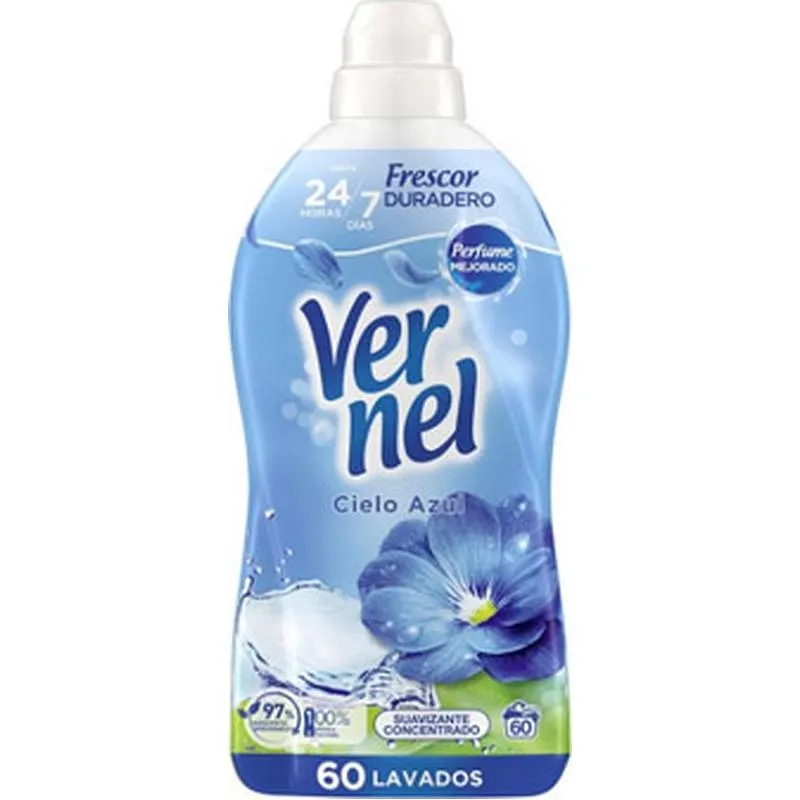Compra SUAVIZANTE VERNEL CONCENTRADO CIELO AZUL 1,08 L VERNEL 2877768 al mejor precio