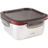 Compra CONTENEDOR ALIMENTOS CUADRADO ECOINOX 640ML - 14 X 14 X 7,5CM LACOR 64613 al mejor precio