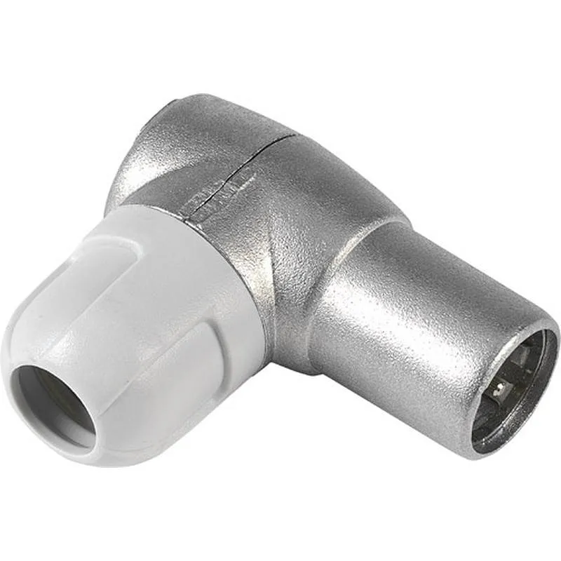 Compra CONECTOR ANTENA TV ACODADO BLINDADO MACHO CEI diametro9,5MM TELEVES 437410 al mejor precio