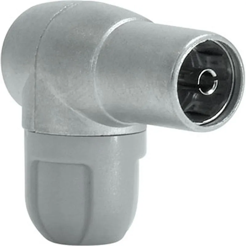 Compra CONECTOR ANTENA TV ACODADO BLINDADO HEMPRA CEI diametro9,5MM TELEVES 437510 al mejor precio