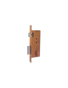 Compra Cerradura embutir madera golpe y llave 3100-cromo/124x60 EZCURRA 1103460 al mejor precio