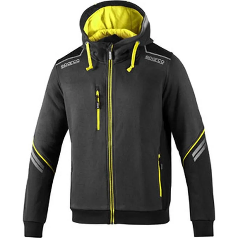 Compra SUDADERA TECNICA GRIS / AMARILLO FLUOR TALLA L SPARCO 02414GSGF_L al mejor precio