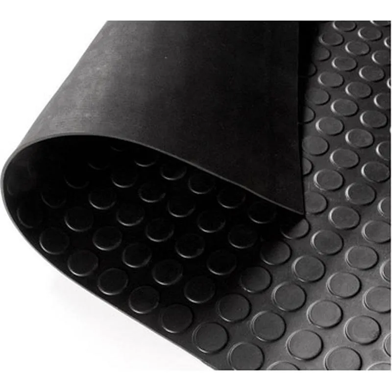 Compra PAVIMENTO CAUCHO CIRCULOS 3 MM NEGRO ROLLO 10 M X 1 M ANCHO 800011 al mejor precio