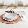 Compra VAJILLA 12 PZAS PORCELANA DECORADA AQUILEA GRIS BIDASOA 5426010 al mejor precio