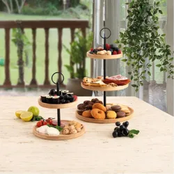 BANDEJA 3 ALTURAS BAMBU...