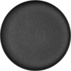 PLATO PORCELANA NEGRO FOSIL...