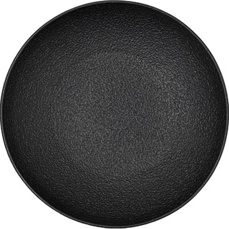 Compra ENSALADERA PORCELANA NEGRA FOSIL diametro 25 X 5 CM BIDASOA 5426554 al mejor precio