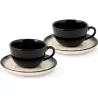 Compra TAZA TE CON PLATO STONEWARE 2 UDS 20 CL MARTE 1540461 al mejor precio