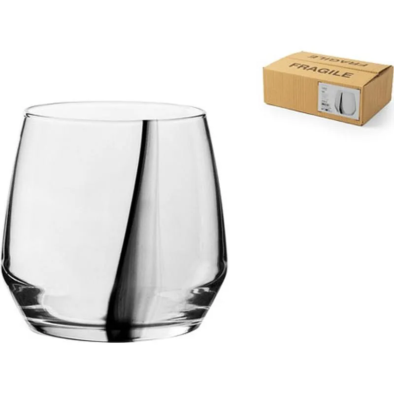 Compra VASO VIDRIO DECORADO INK LINIA NEGRA 37 CL 1562430 al mejor precio