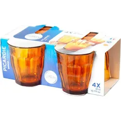 Compra VASO AGUA VIDRIO PICARDIE PACK 4 UDS 31 CL AMBAR 5152231 al mejor precio