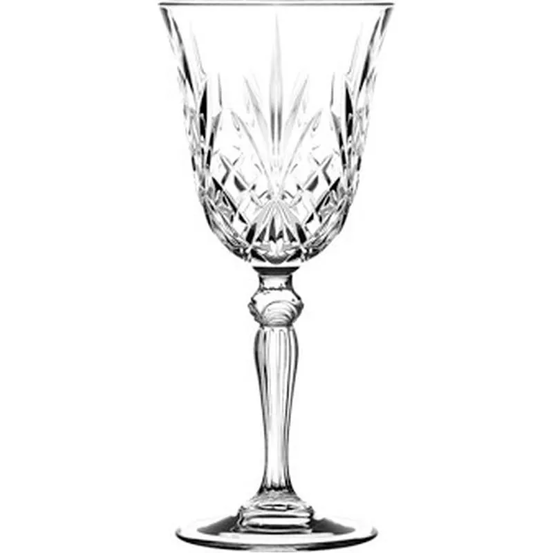 Compra COPA VIDRIO TALLADO MELODIA VINO/AGUA 27 CL 3190627 al mejor precio