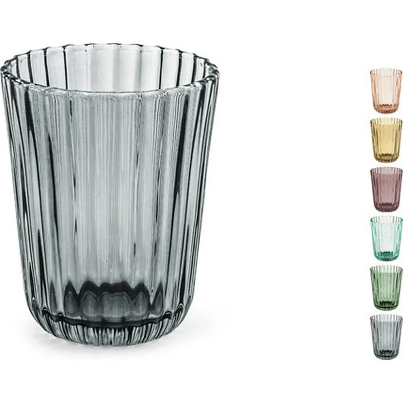 Compra VASO VIDRIO COLOR GRABADO EMILY 24 CL - SURTIDO 8632924 al mejor precio